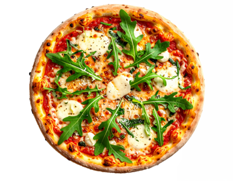 Tasty Italian Style Pizza with Assorted Meats and Cheese