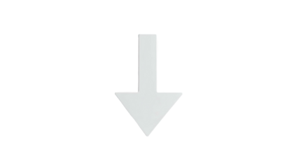 Gray, downward arrow pointing with black background simplicity