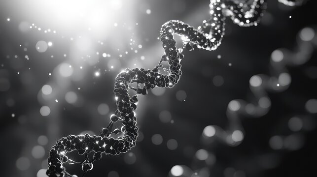 Dna helix structure representing science, genetics and biotechnology