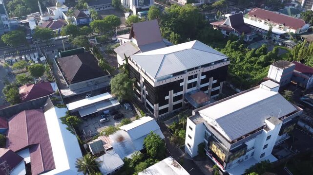 Aerial view of the South Kalimantan Regional People's Representative Council office
