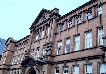 Historic building - part of Abertay University in Dundee, Scotland