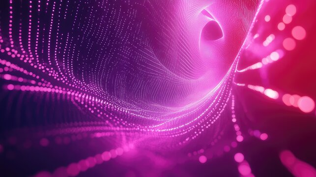 Abstract digital tunnel creating data network connection