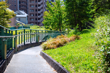 真田山公園の風景