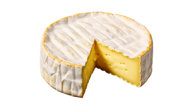 cheese brie Isolated on transparent background. png file