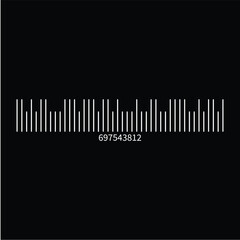 Barcode icon vector set. Barcode icon isolated on a white background. Barcode product distribution icon. Universal code for scanning product or item.  barcode product retail shipping graph.