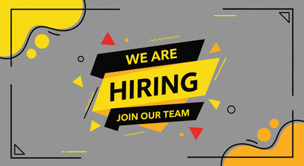 We are hiring job recruitment open positions career opportunity now