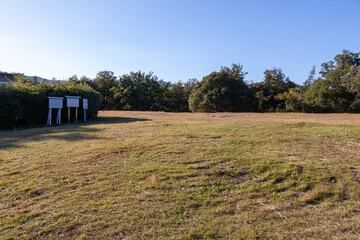 西宮・甲山の山頂に広がる広場