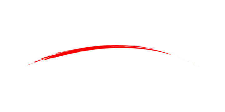 Red underline