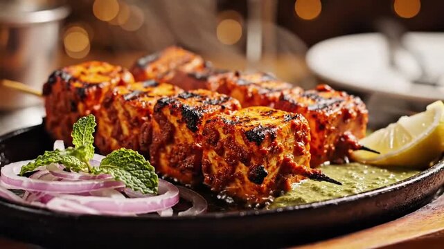  Sizzling Paneer Tikka: A Culinary Delight
