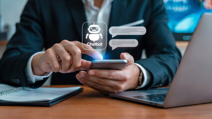 Streamline customer service with modern AI chatbot technology on mobile devices, improving engagement and efficiency in a fast paced business world