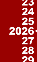 Creative concept of 2024 Happy New Year