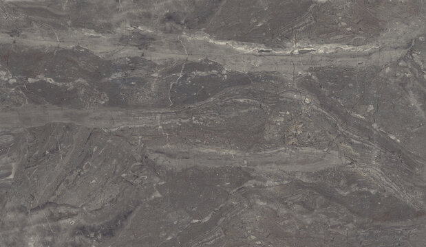 Abstract brown grey marble texture backdrop or soil concrete wall banner. Dirty stone background texture, old grime grunge design. Old marbled material surface backdrop.