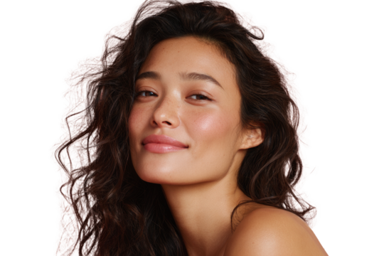 Warm Pink Glow Portrait
