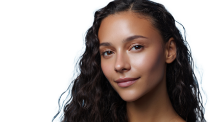 Maori Brown Glow Beauty PNG Cutout
