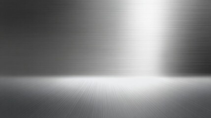 Shine of the steel: A clean and simple image featuring a highly polished, gleaming surface with subtle reflections and light, with the focus on the textures and the way it interacts with light.