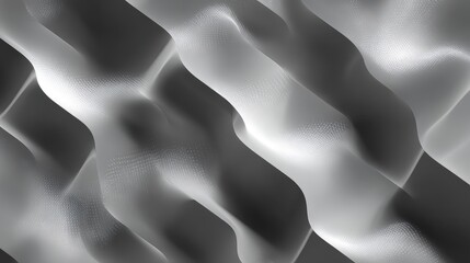 Abstract flowing wave pattern monochrome grid background