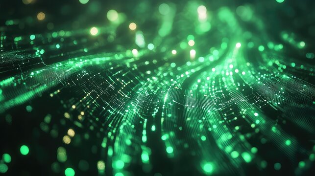 Digital data network connecting optical fiber lines - Powered by Adobe