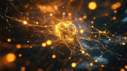 Global network connecting digital data across space