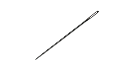 Pair of chopsticks laying diagonally on a black background