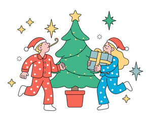 Christmas Illustration Element Set