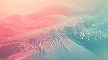 Abstract circuit data flow landscape concept