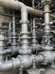 Industrial machinery, pipes and valves
