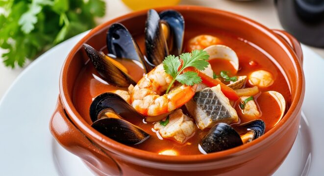 Hearty Peruvian Parihuela Seafood Soup a Vibrant and Comforting Coastal Culinary Experience