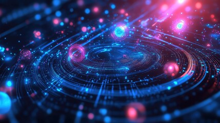 Quantum computing core processing data future technology