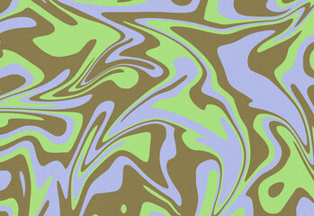 Abstract rhythmic lines decorative motif