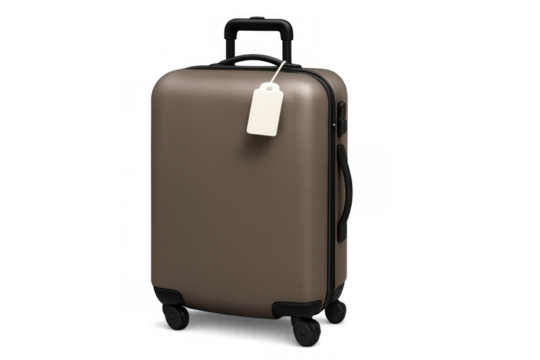 Lightweight hard shell suitcase with four wheels and retractable handle, ideal for packing luggage and personal items