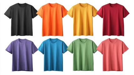 カラフルなTシャツ