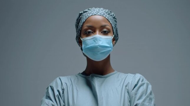 Dedicated Doctors Hat Professional Standing with Confidence