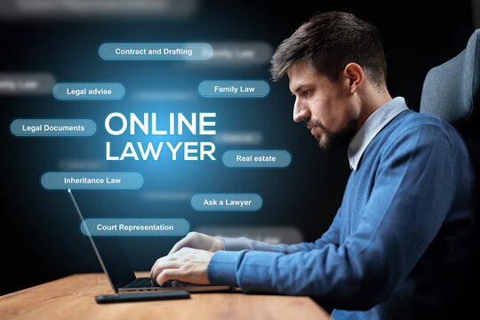 Online lawyer provides legal advice and document preparation services for clients