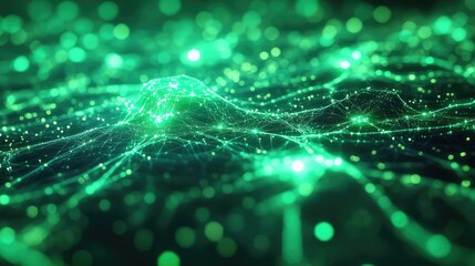 Neural network forming intricate connections transmitting digital data