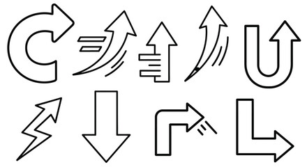 Colorful arrows pointing in many directions symbolize choices ahead