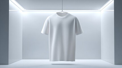 無地の白いTシャツ