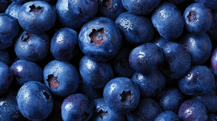 収穫したブルーベリー