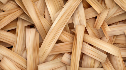 Close-up background of dry golden wheat leaves
