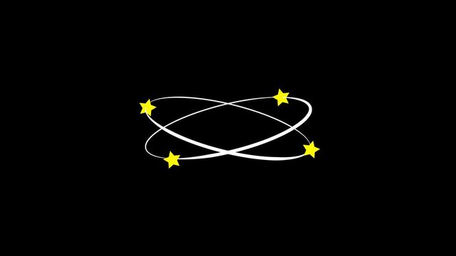 dizzy spinning stars animated dizzy spinning stars above head 4k green screen croma