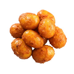 Spicy Baby Potato Curry (Dum Aloo Style) - High-Resolution PNG Isolated Food