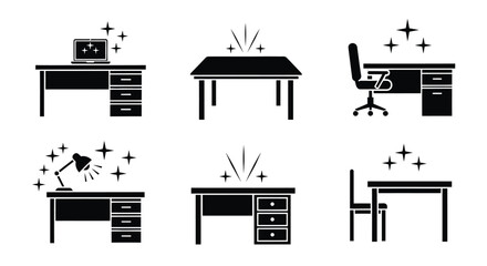 Stylish office furniture delivering a productive work environment vibe