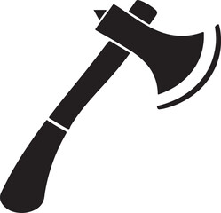 Premium Axe Icon  Vector SILHOUETTE EPS for Branding & Mor © Usman AI