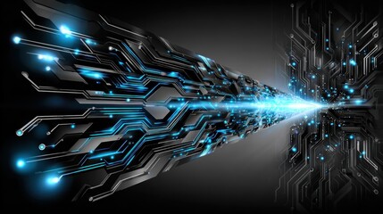 サイバー空間の背景素材