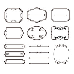 装飾フレーム素材セット