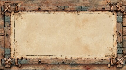 古い木製のフレーム