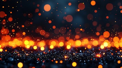 Close-up of glowing foam particles along shoreline symbolizing nature’s energy. 