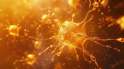 Neuron cell transmitting information in nervous system