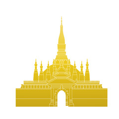 Obraz premium thatluang Laos, Vientiane 