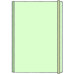 Green Elastic band Notebook