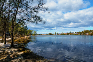 Purry Burry jetty on Purry Burry Point. This jetty is the second longest on Lake Illawarra at 120 metres long